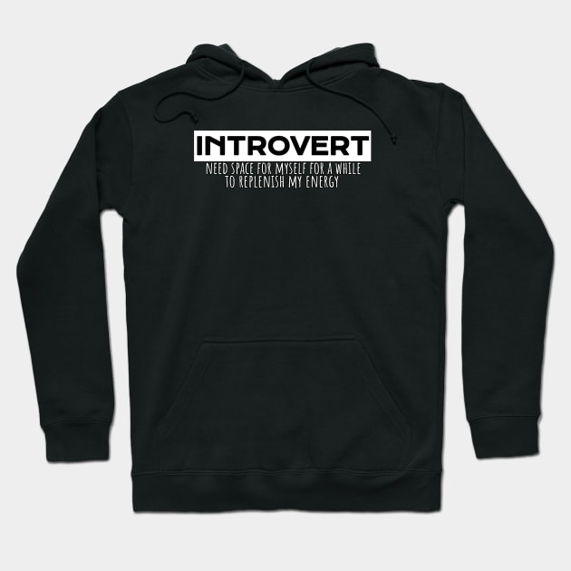 INTROVERT style Hoodie by MofisART